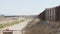 Dust Blows Near the US and Mexico Border