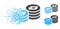 Dust Dot Halftone Dash Coin Columns Icon