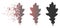 Dust Pixel Halftone Oak Leaf Icon