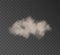 Dust sand cloud dirt air vector smog transparent element. Dusty smoke cloud design