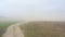 Dust storm in the field. Demolishes the fertile layer of black soil and crops.