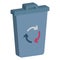 Dustbin, garbage can Isolated isolated vector icon which can easily modify which can easily modify or edit