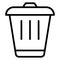Dustbin  Glyph Style vector icon which can easily modify or edit