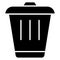 Dustbin  Glyph Style vector icon which can easily modify or edit