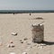 Dustbin on Venice beach, Los Angeles