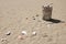 Dustbin on Venice beach, Los Angeles