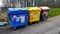 Dustbins for recyclable waste in Prague