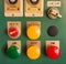 Dusty Industrial Red Green Yellow Button Controller