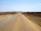 Dusty road in central Namibia