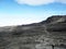 Dusty trail on the high plains of Kilimanjaro