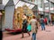 Dutch ancient barrel organ decorated with colorful puppets