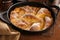 Dutch Baby in cast iron pan