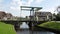 Dutch bridge in Belt-Schutsloot next to Giethoorn in the Netherlands