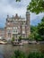 Dutch canal buildings in Amsterdam during the day