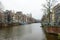 Dutch canals and typical canalside houses
