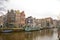 Dutch canals and typical canalside houses