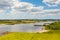 The Dutch city of Arnhem with the Nederrijn in front