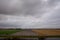 Dutch countryside with impressive cloudscape