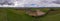 Dutch farmland panorama