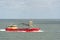 Dutch fishing boat at wadden sea