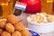 Dutch food: `bitterballen`, deep fried snacks