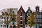 Dutch Houses Facade In Amsterdam City