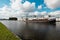 Dutch industrial landscape on the river