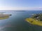 Dutch Island Harbor aerial view, Rhode Island, USA