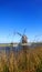 Dutch landscape windmill and water