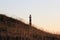 Dutch lighthouse Bornrif in Ameland dunes near Hollum