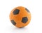 Dutch orange soccer ball