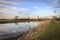 Dutch polder landscape Driemanspolder in Zoetermeer