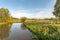 Dutch river Mark in the autumn season