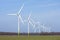 Dutch rural landscape with windturbines