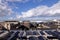 Dutch solar panels on rooftop aerial housing market and energy neutral engineering architecture