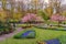 Dutch spring Keukenhof Gardens in the Netherlands. Travel photo