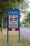 Dutch traffic city limit sign