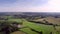 Dutch valley landscape with rural roads in South Limburg the Netherlands