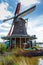 Dutch windmill, Amsterdam countryside, Netherlands