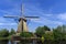 Dutch windmill and the little Shed