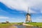 Dutch windmill Texel in the Netherlands