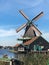 Dutch windmill village Zaanse Schans in summer