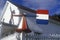 Dutch windmill weathervane, ID