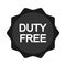 Duty Free Star Emblem - Vector Icon