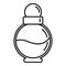 Duty free woman perfume icon, outline style