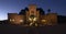 Duwiseb Castle in Namibia at night. Southern Namibia.