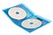 Dvd disk in blue boxes