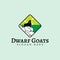 Dwarf goat landscape logo vector