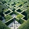 dwarfed by a towering 3D hedge maze environment which inspired by the works or designs of Escher.