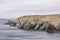 Dwelling nymphs and Proteus: bizarre rocky coast of Novaya Zemlya archipelago, Barents sea.